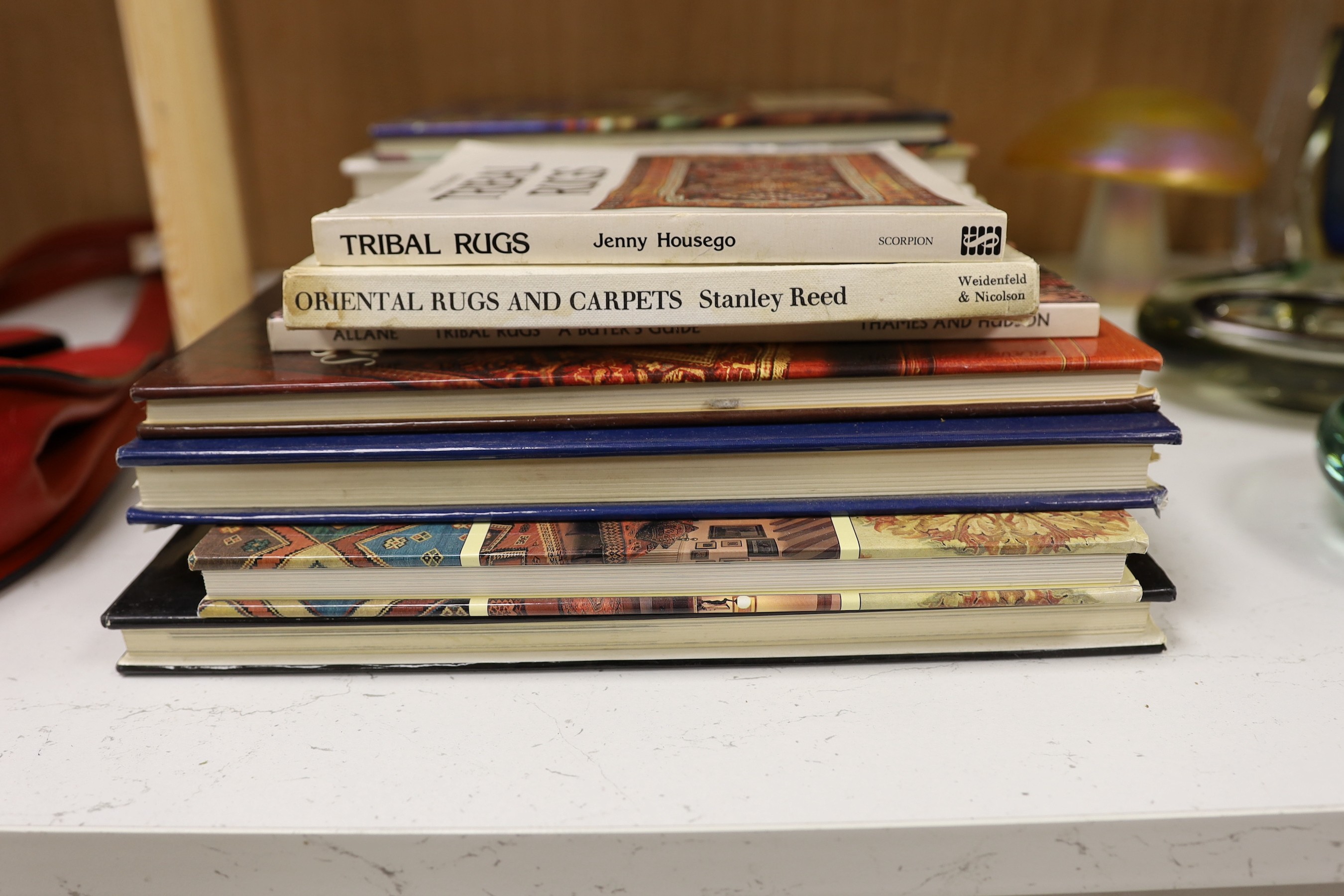 Assorted reference books - Asian rugs(14)